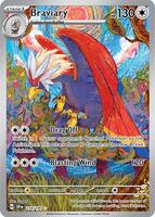 Pokemon,SV08: Surging Sparks,Braviary - 214/191,Holofoil,Illustration Rare,Near Mint