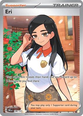 Pokemon,SV: Prismatic Evolutions,Eri - 136/131,Holofoil,Ultra Rare,Near Mint