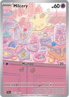 Pokemon,SV07: Stellar Crown,Milcery - 152/142,Holofoil,Illustration Rare,Lightly Played
