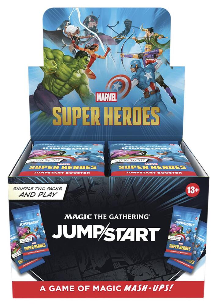 Magic: The Gathering Marvel Super Heroes - Jumpstart Booster Display