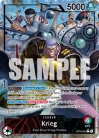 One Piece Card Game,Adventure on Kami's Island,Krieg (OP15-001) (Alternate Art),Foil,Leader,Near Mint