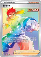Pokemon,SWSH05: Battle Styles,Bruno (Secret) - 172/163,Holofoil,Secret Rare,Near Mint