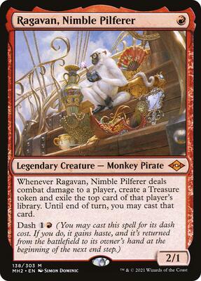Magic: The Gathering,Modern Horizons 2,Ragavan, Nimble Pilferer - 138,Normal,Mythic,Lightly Played