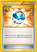 Pokemon,XY - Primal Clash,Dive Ball (161 Secret Rare) - 161/160,Holofoil,Secret Rare,Lightly Played
