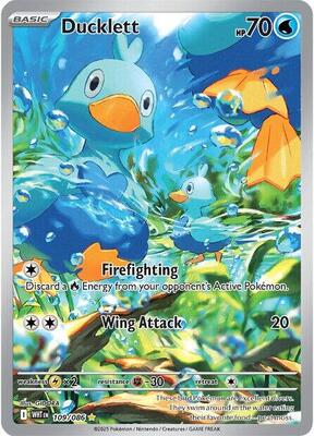 Pokemon,SV: White Flare,Ducklett - 109/086,Holofoil,Illustration Rare,Lightly Played