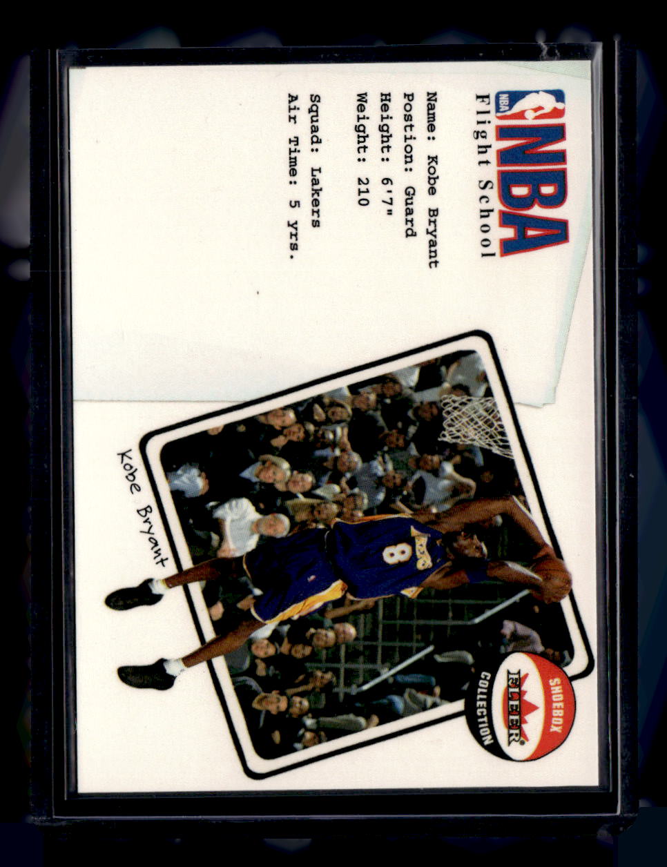 Fleer 2001-02 Fleer Shoebox,2001-02 Fleer Shoebox,Kobe Bryant - 2 FS,NBA Flight School