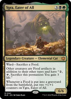 Magic: The Gathering,Bloomburrow,Ygra, Eater of All - 241,Normal,Mythic,Near Mint