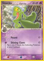 Pokemon,Crystal Guardians,Treecko (Delta Species) - 68/100,Reverse Holofoil,Common,Moderately Played
