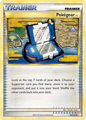 Pokemon,HeartGold SoulSilver,Pokegear 3.0 - 96/123,Normal,Uncommon,Heavily Played