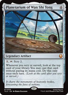 Magic: The Gathering,Avatar: The Last Airbender,Planetarium of Wan Shi Tong - 259,Foil,Mythic,Near Mint