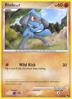 Pokémon,POP Series 6,Riolu - 008/017,Holofoil,Uncommon,Lightly Played