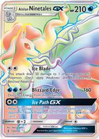 Pokemon,SM - Guardians Rising,Alolan Ninetales GX (Secret) - 150/145,Holofoil,Secret Rare,Near Mint