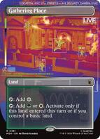 Magic: The Gathering,Marvel Super Heroes,Gathering Place (Borderless) - 381,Foil,Rare,Near Mint