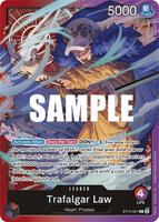 One Piece Card Game,Ultra Deck: The Three Captains,Trafalgar Law (001) - ST10-001,Foil,Leader,Near Mint