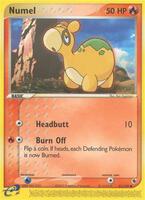 Pokemon,EX Ruby and Sapphire,Numel - 61/109,Reverse Holofoil,Common,Lightly Played