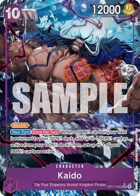 One Piece Card Game,The World's Strongest Warriors,Kaido (062) (Alternate Art) - OP17-062,Foil,Super Rare,Near Mint