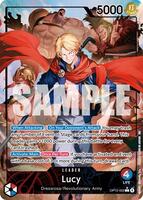 One Piece Card Game,Adventure on Kami's Island,Lucy (Alternate Art) - OP15-002,Foil,Leader,Near Mint