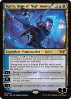 Magic: The Gathering,Duskmourn: House of Horror,Kaito, Bane of Nightmares - 220,Normal,Mythic,Moderately Played