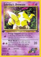 Pokemon,Gym Challenge,Sabrina's Drowzee - 095/132,1st Edition,Common,Moderately Played