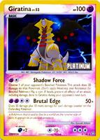 Pokemon,Burger King Promos,Giratina - 4/146 [Platinum] - 004/146,Reverse Holofoil,Promo,Damaged
