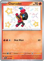 Pokemon,SV: Paldean Fates,Charcadet - 114/091,Holofoil,Shiny Rare,Near Mint