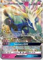 Pokemon,SM - Forbidden Light,Xerneas GX - 90/131,Holofoil,Ultra Rare,Lightly Played