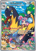 Pokemon,SV09: Journey Together,Iono's Kilowattrel - 163/159,Holofoil,Illustration Rare,Near Mint