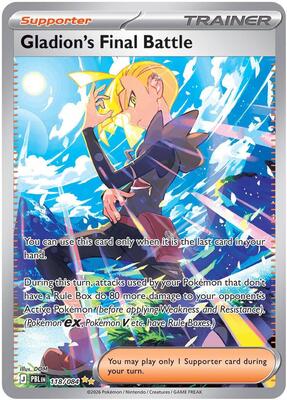 Pokemon,ME05: Pitch Black,Gladion's Final Battle - 118/084,Holofoil,Special Illustration Rare,Near Mint