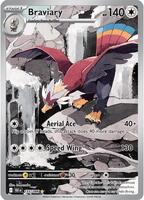 Pokemon,SV: Black Bolt,Braviary - 155/086,Holofoil,Illustration Rare,Near Mint