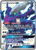 Pokemon,Hidden Fates: Shiny Vault,Darkrai GX - SV70/SV94,Holofoil,Shiny Holo Rare,Near Mint