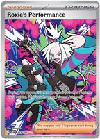 Pokemon,ME04: Chaos Rising,Roxie's Performance - 121/086,Holofoil,Special Illustration Rare,Near Mint
