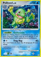 Pokemon,Legends Awakened,Politoed - 12/146,Holofoil,Holo Rare,Damaged