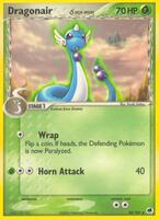 Pokemon,Dragon Frontiers,Dragonair (Delta Species) - 28/101,Normal,Uncommon,Damaged