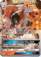 Pokemon,SM - Cosmic Eclipse,Volcarona GX - 35/236,Holofoil,Ultra Rare,Lightly Played