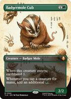 Magic: The Gathering,Avatar: The Last Airbender,Badgermole Cub (Borderless) - 326,Foil,Mythic,Near Mint