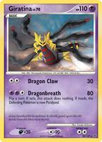 Pokemon,Deck Exclusives,Giratina Lv. 70 - 28/127 (DPPt Platinum) - 028/127,Holofoil,Holo Rare,Lightly Played