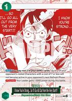 One Piece Card Game,One Piece Promotion Cards,I Know You're Strong... So I'll Go All Out from the Very Start!!! (3rd Anniversary Treasure Campaign Pack) - OP13-040,Foil,Rare,Near Mint