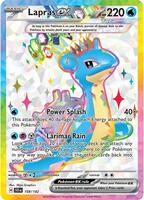 Pokemon,SV07: Stellar Crown,Lapras ex - 158/142,Holofoil,Ultra Rare,Near Mint