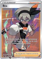 Pokemon,SWSH04: Vivid Voltage,Bea (Full Art) - 180/185,Holofoil,Ultra Rare,Near Mint