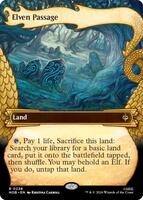 Magic: The Gathering,The Hobbit,Elven Passage (Showcase) - 238,Foil,Rare,Near Mint