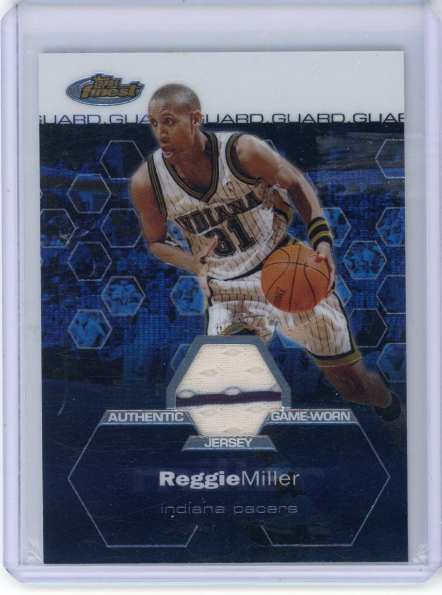 2003 Topps Authentic Game Worn Jersey Reggie Miller /999,NM