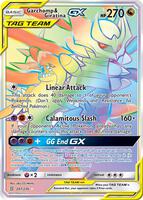 Pokemon,SM - Unified Minds,Garchomp & Giratina GX (Secret) - 247/236,Holofoil,Secret Rare,Near Mint