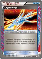 Pokemon,Boundaries Crossed,Crystal Edge - 138/149,Holofoil,Rare Ace,Heavily Played