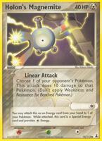 Pokemon,Delta Species,Holon's Magnemite - 70/113,Reverse Holofoil,Common,Moderately Played