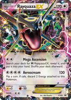 Pokémon,XY Promos,Rayquaza EX (Shiny) - XY69,Holofoil,Promo,Damaged