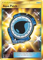 Pokemon,SM - Guardians Rising,Aqua Patch (Secret) - 161/145,Holofoil,Secret Rare,Near Mint