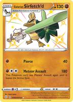 Pokemon,Shining Fates: Shiny Vault,Galarian Sirfetch'd - SV064/SV122,Holofoil,Shiny Holo Rare,Near Mint