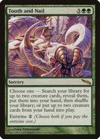 Magic: The Gathering,Mirrodin,Tooth and Nail - 134,Foil,Rare,Near Mint
