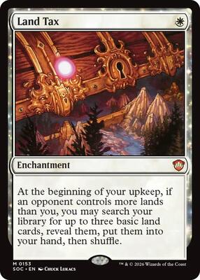 Magic: The Gathering,Commander: Secrets of Strixhaven,Land Tax - 153,Normal,Mythic,Near Mint