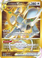Pokemon,SWSH09: Brilliant Stars,Arceus VSTAR (Secret) (184) - 184/172,Holofoil,Secret Rare,Damaged